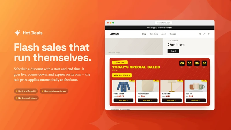 HD: Flash Sale Countdown Timer