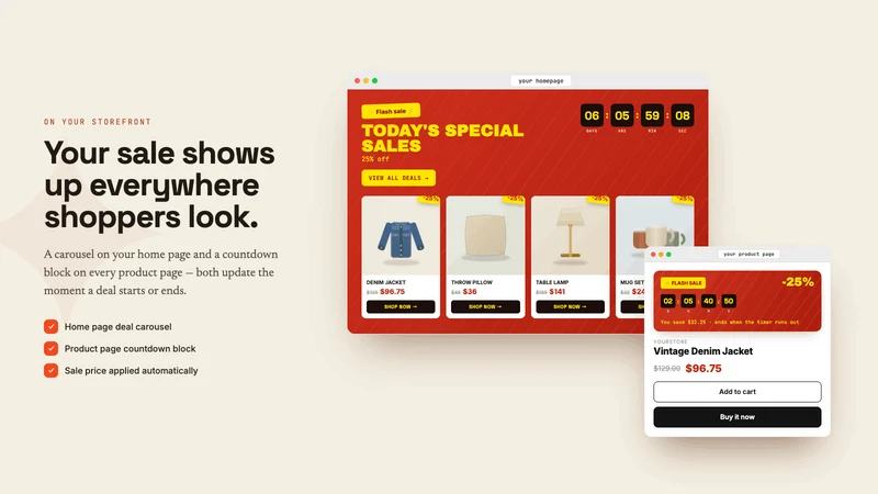 HD: Flash Sale Countdown Timer