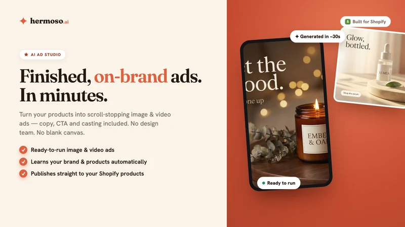 Hermoso: AI Photo & Video Ads