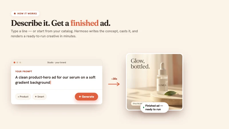Hermoso: AI Photo & Video Ads