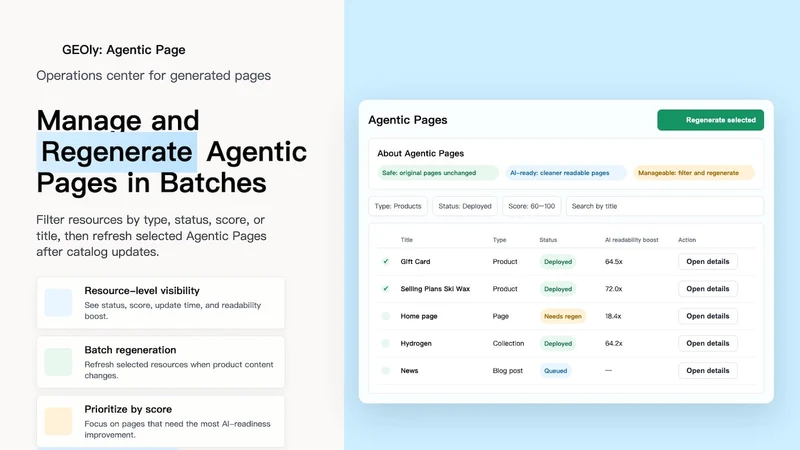 GEOly: Agentic AEO Optimizer