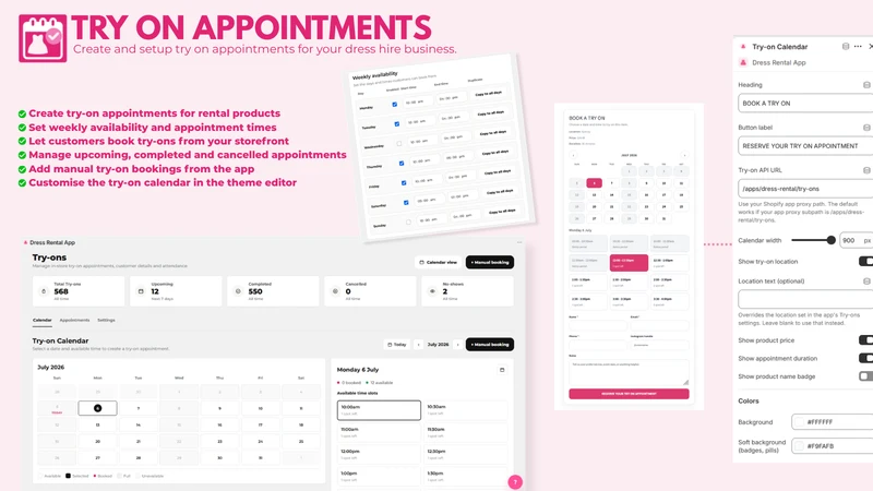 The Dress Rental App
