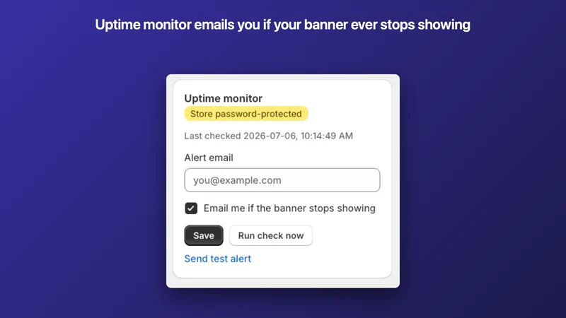 ConsentProof: GDPR Cookie Bar