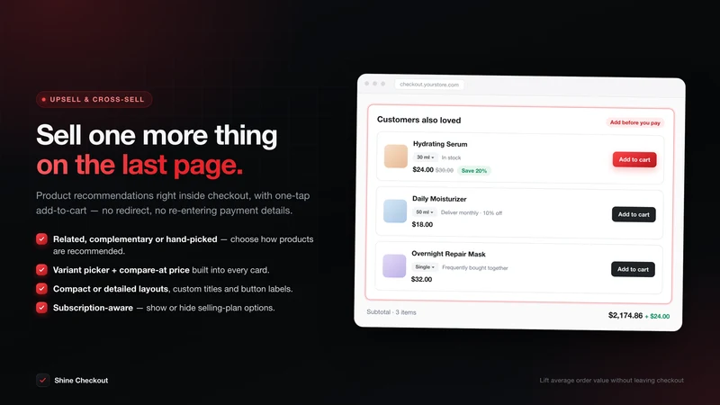 Shine Checkout