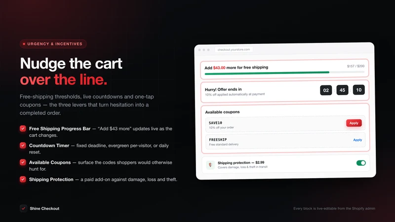 Shine Checkout