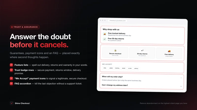 Shine Checkout