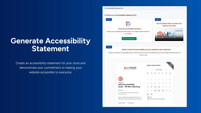 Accessibility Statement Pro