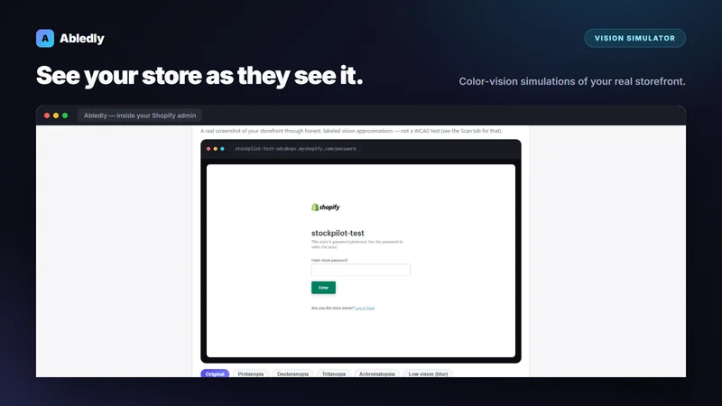 Abledly: Accessibility Audit