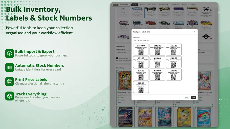 Kori TCG Manager