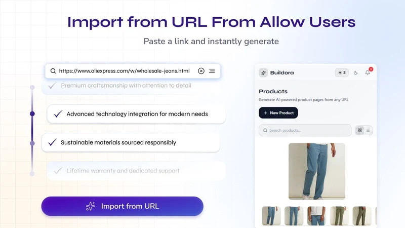 Buildora ‑ AI Page Builder