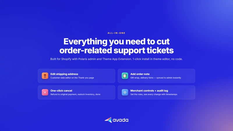 Luna Order Editing & Changes