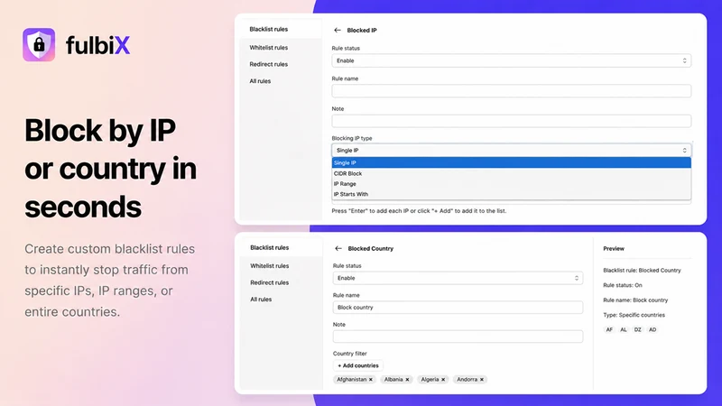 Blocky: Bot Blocker & IP Block