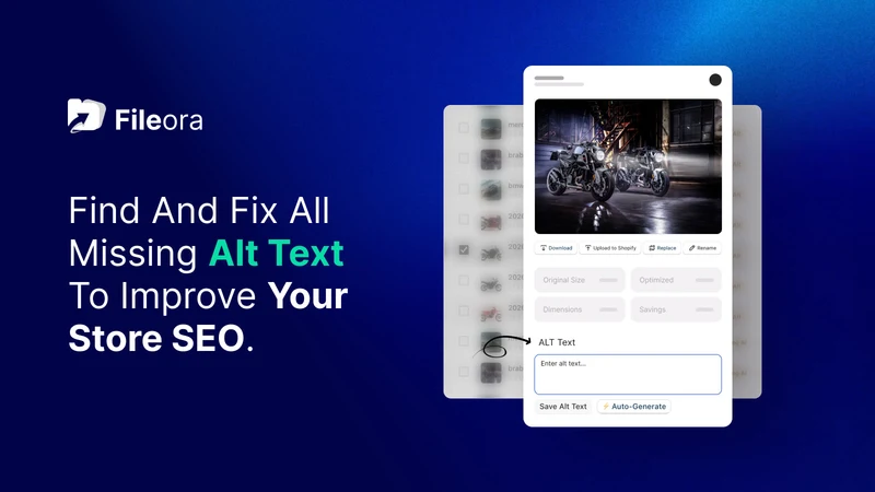 File Manager & Image optimizer