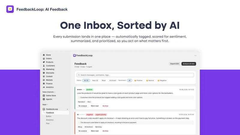 FeedbackLoop: AI Feedback