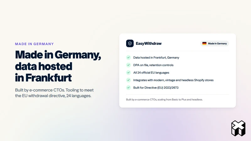 Easy Withdraw: EU‑ready