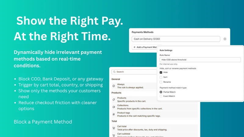 Checkout IQ: Payment Rules
