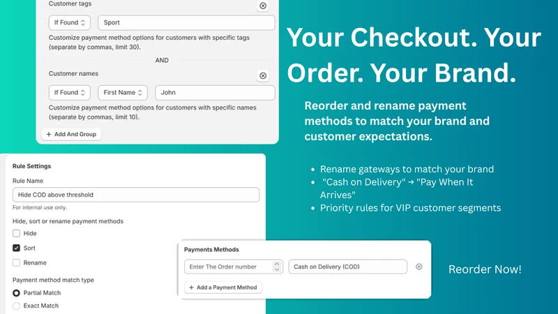 Checkout IQ: Payment Rules