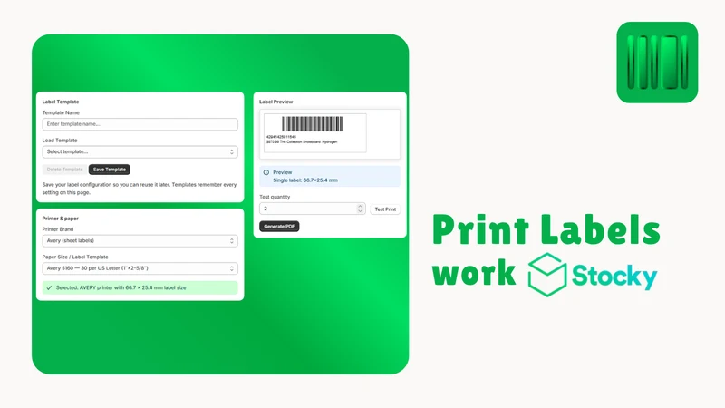 BSG ‑ Barcode & SKU Generator