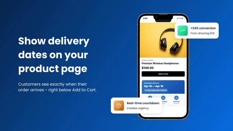 Avada Estimated Delivery Date