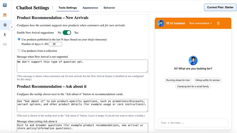 5P AI Chatbot Assistant