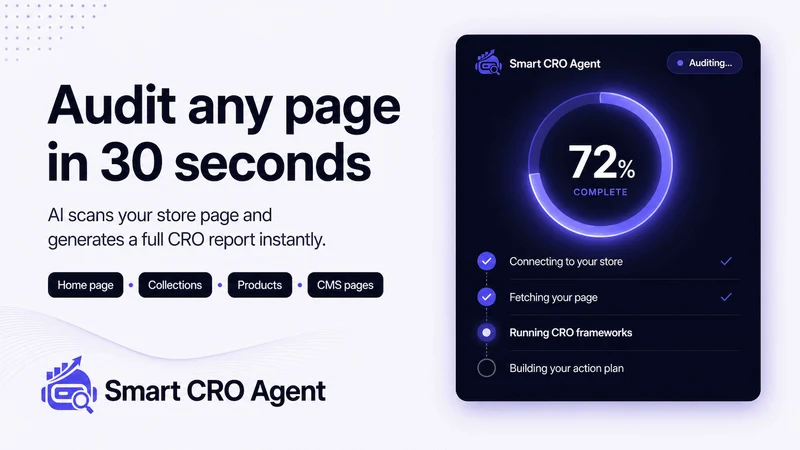 Smart CRO Agent: AI CRO Audit
