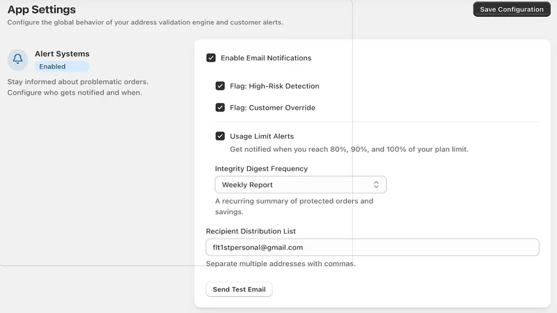 ShipSure ‑ Address Validation