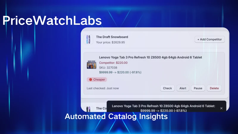 PriceWatchLabs: Price Tracker