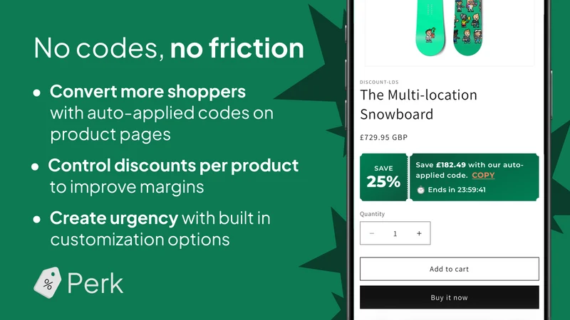 Perk Coupons Product Discounts