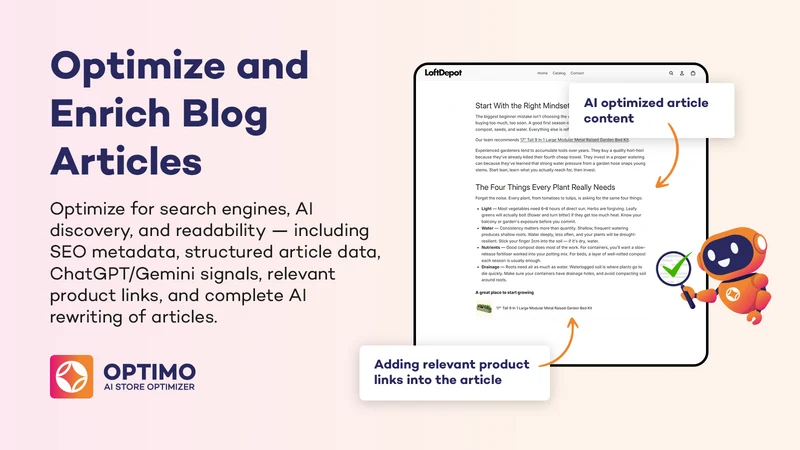 Optimo: AI Store Optimizer