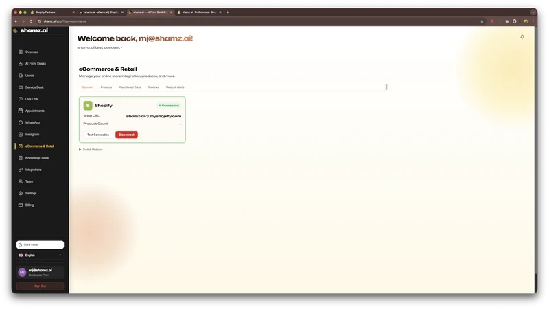 shamz.ai ChatBot WhatsApp