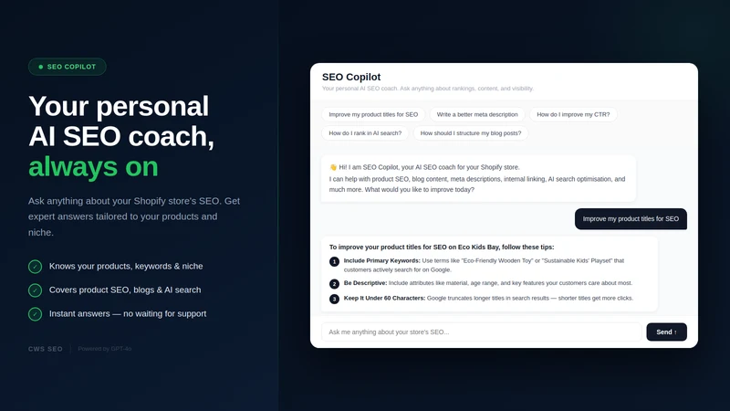 CWS: AI SEO & Blog Writer