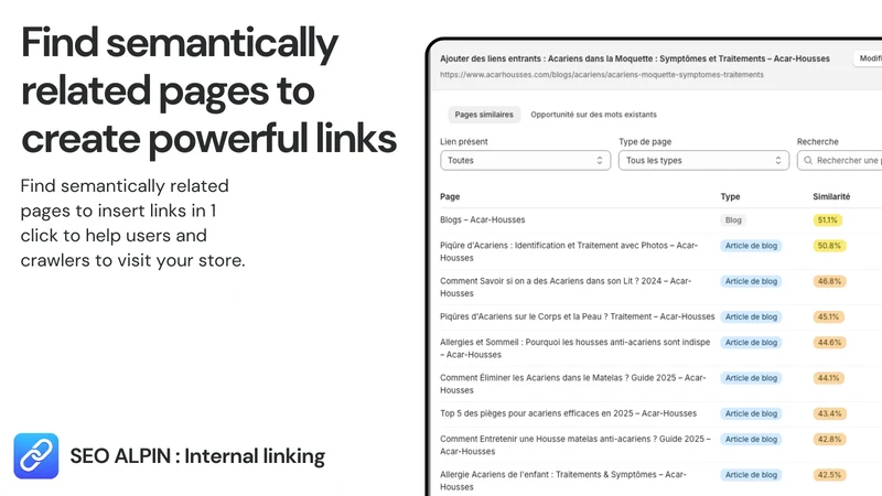 SEO Alpin : Internal Linking