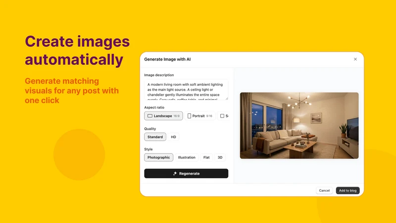 Redsun: SEO AI Blog Builder