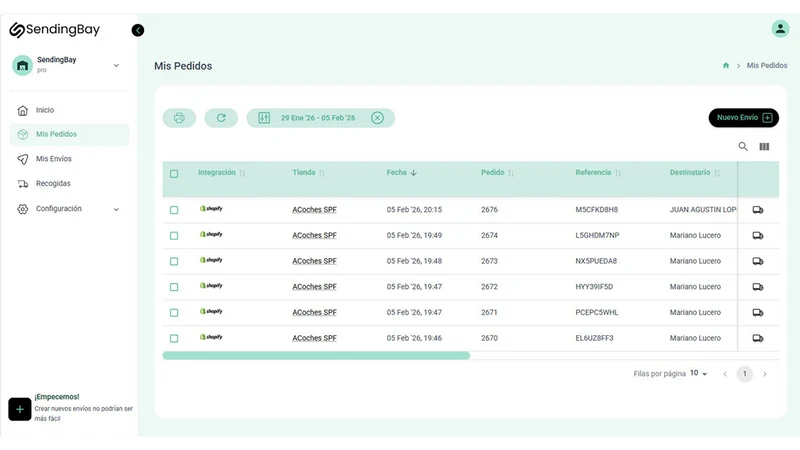 SendingBay eComm