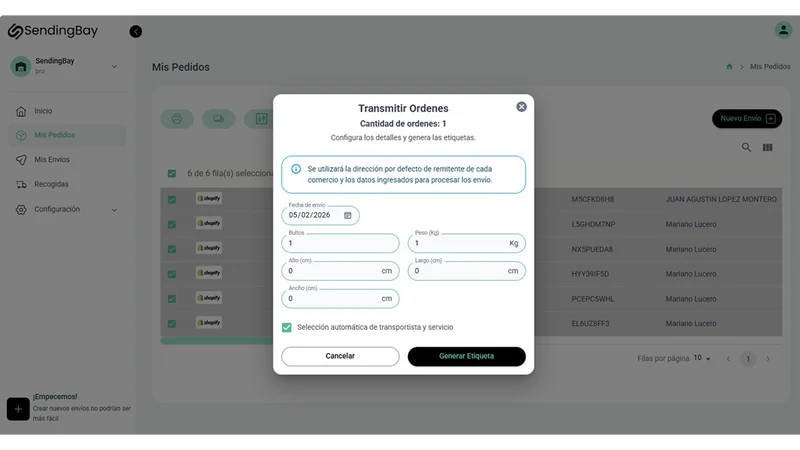 SendingBay eComm