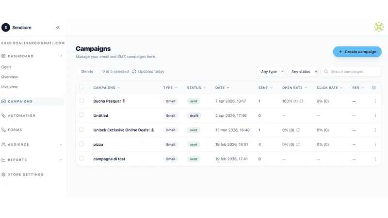 Sendcore