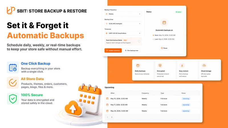 Sbit: Store Backup & Restore