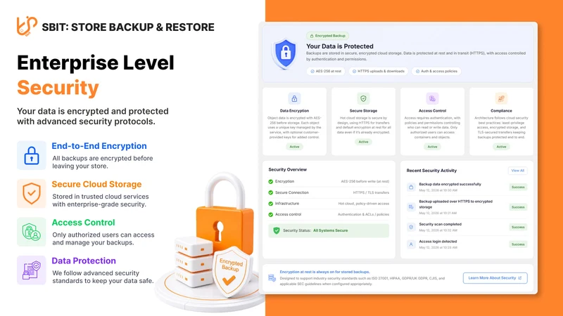 Sbit: Store Backup & Restore