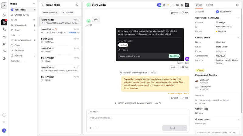 Savena ‑ AI Chat & Support