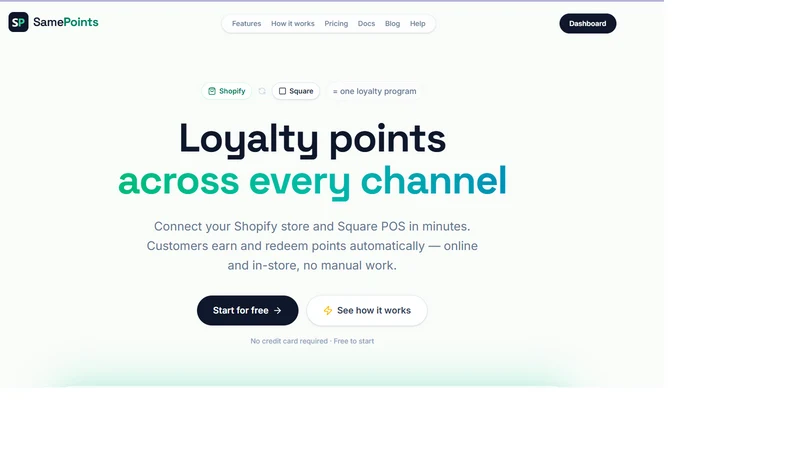 SamePoints: One Balance