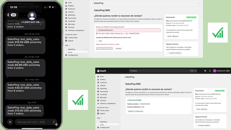 SalesPing ‑ Whatsapp and SMS