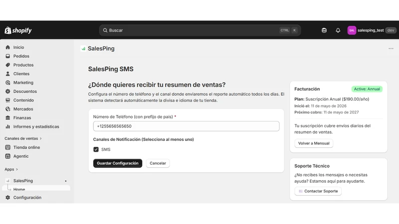 SalesPing ‑ Whatsapp and SMS
