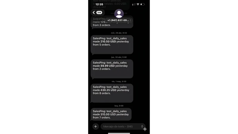 SalesPing ‑ Whatsapp and SMS