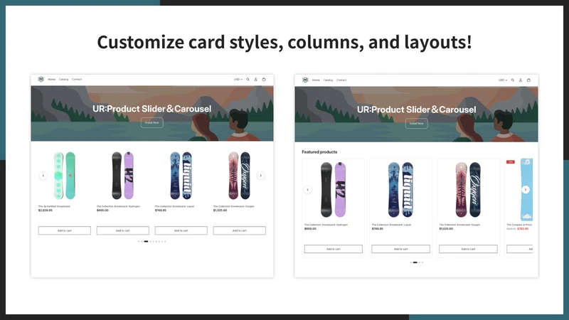 UR:Product Slider＆Carousel