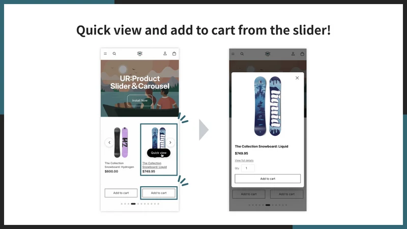 UR:Product Slider＆Carousel
