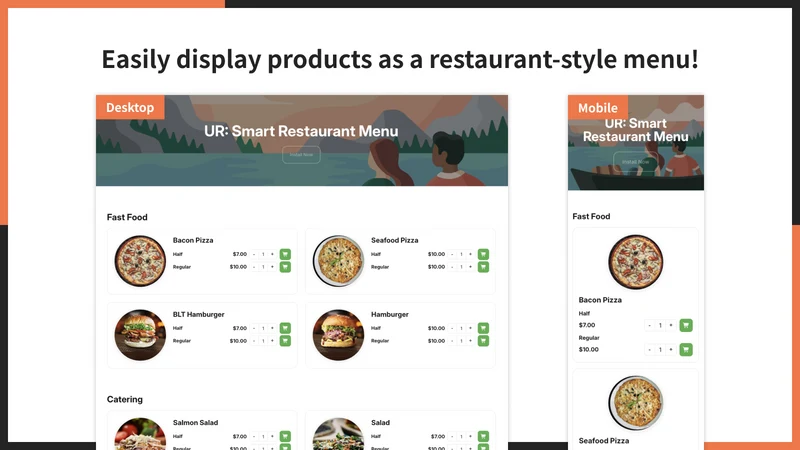 UR: Smart Restaurant Menu