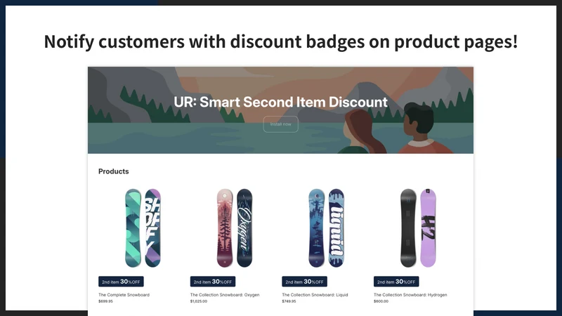 UR: Smart Second Item Discount