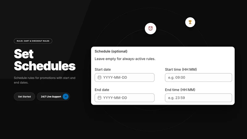 Rulio: Cart & Checkout Rules