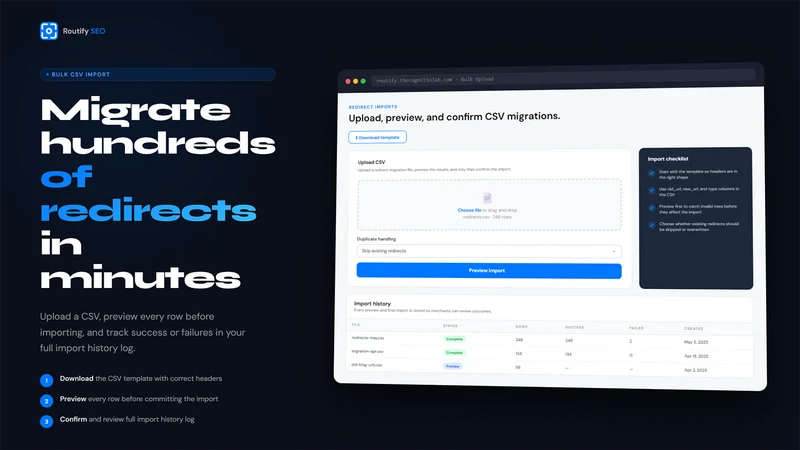 Routify: 301 & 404 Redirects