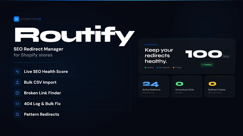 Routify: 301 & 404 Redirects